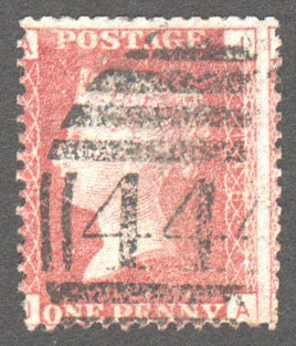 Great Britain Scott 33 Used Plate 146 - JA - Click Image to Close
